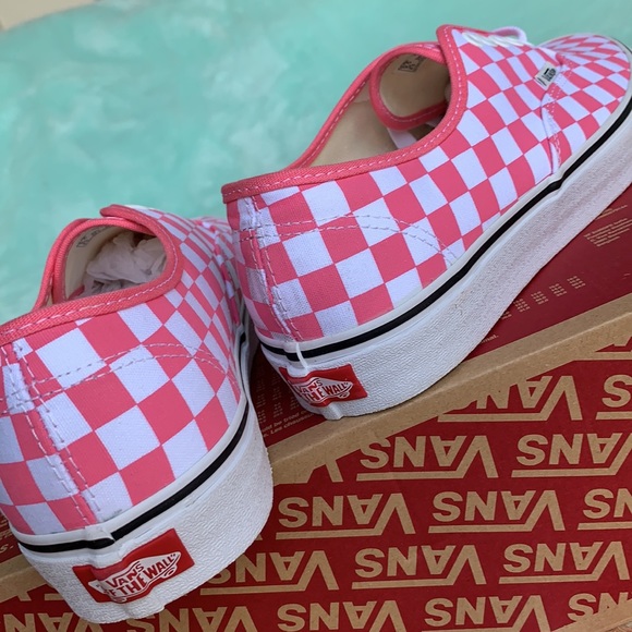 VANS AUTHENTIC CHECKERBOARD PINKLMND/TRWHT WMNS - Picture 14 of 16